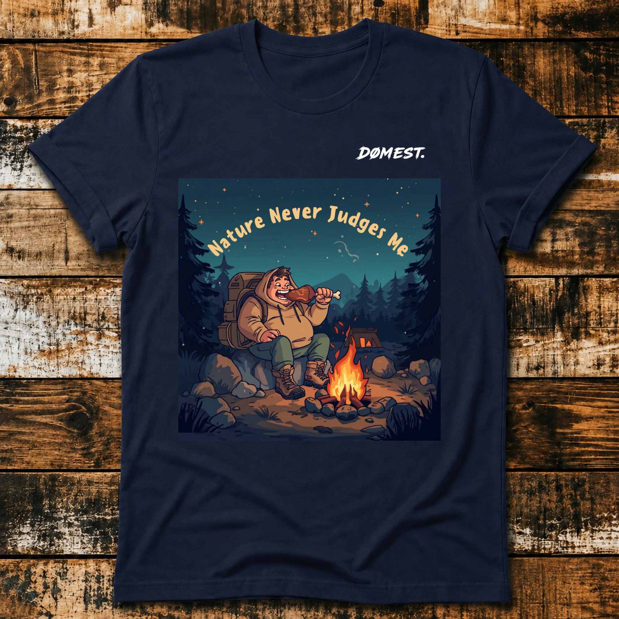 Nature Never Judges Me - Comic Art T-Shirt